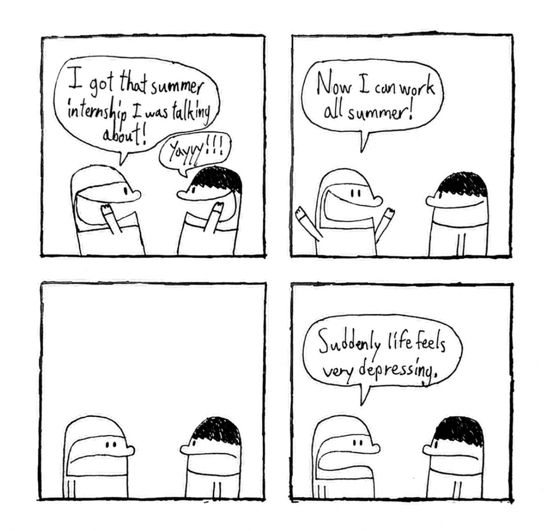 Summer's boutta suck
