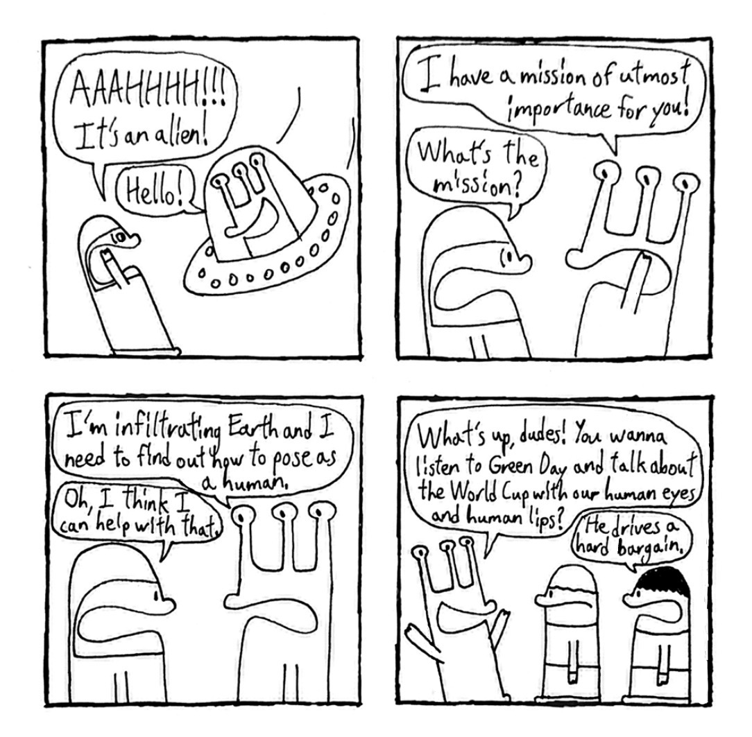First contact